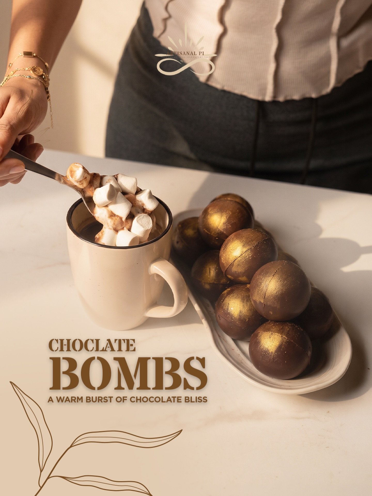 Crafted for the season, designed for the moment, and personalized for our client 🤍

At Artisanal Pi, every creation tells a story. From custom concepts to seasonal specialties, we bring your ideas to life with exceptional attention to detail.

These luxurious chocolate bombs were specially created for a client filled with fluffy marshmallows and made to transform an ordinary cup into a rich, indulgent hot chocolate experience.

Because the best gifts are the ones made just for you.

Get in touch to create your own bespoke collection. 

#PersonalizedLuxury #ChocolateBombs #CustomMade #LuxuryGifting SeasonalCreations DubaiBusiness BespokeGifts ArtisanalChocolate CorporateGifting MadeForYou